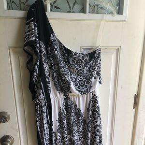 New York and Company one shoulder dress